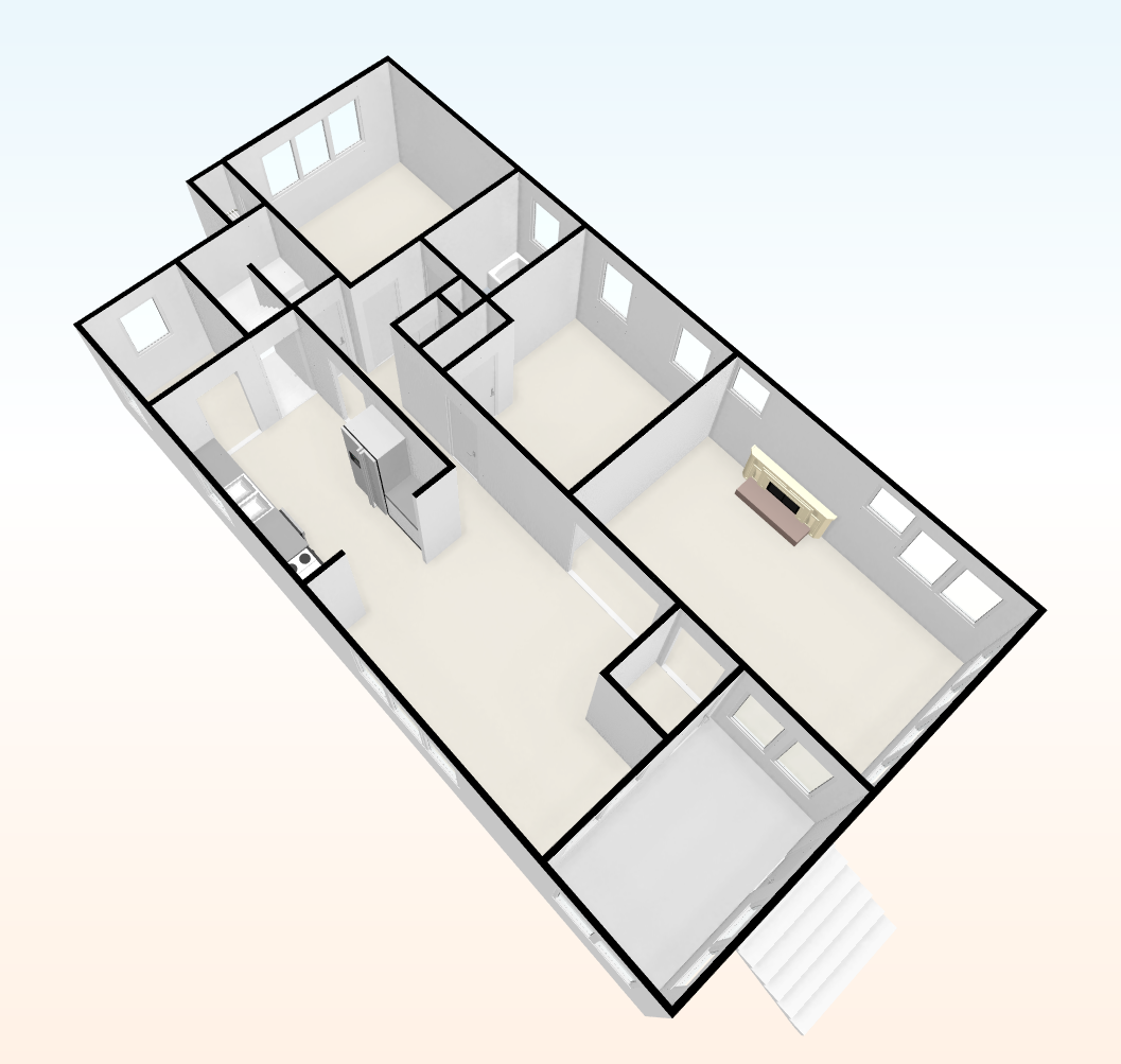 Floor Plan | 727 Monroe Street